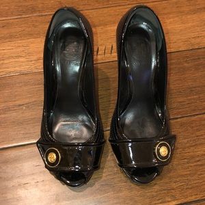 Tory Burch Black Wedges